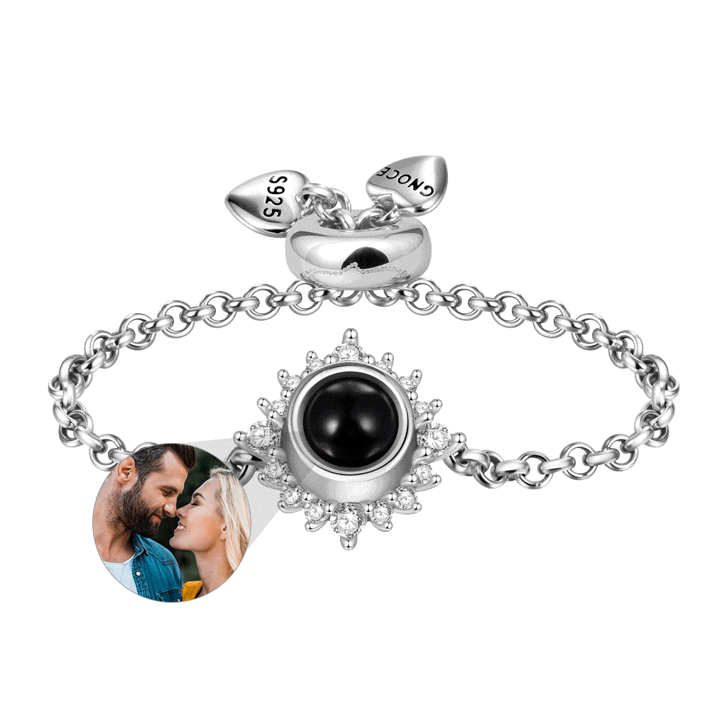 Photo Bead Chain Ring