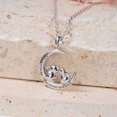 Love You To The Moon&Back Necklace