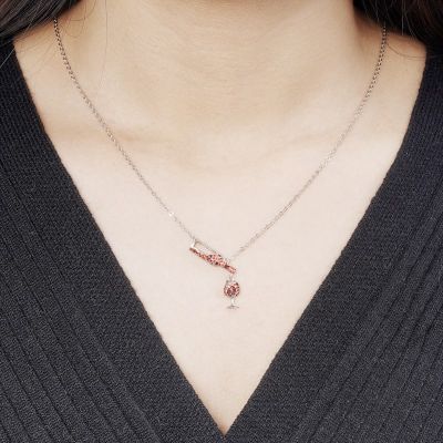 Wine Bottle Cup Necklace