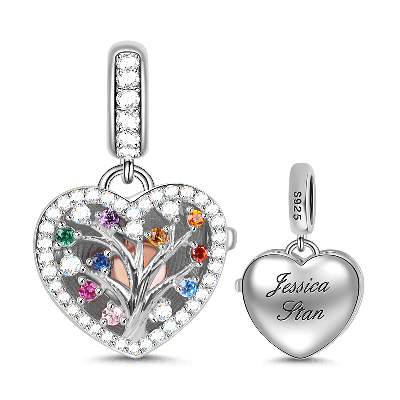 Family Tree Engravable Charm
