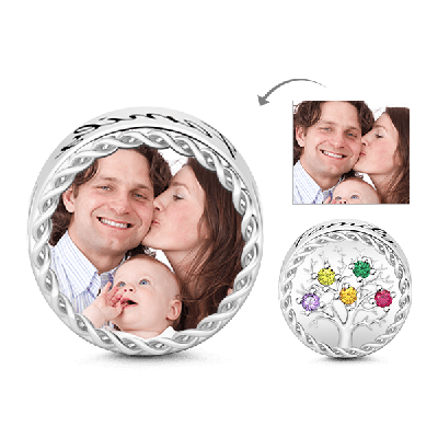 Family Tree Photo Charm