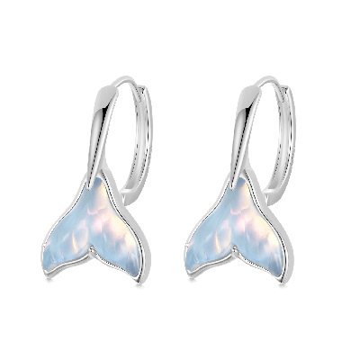 Mermaid Fishtail Hoop Earrings
