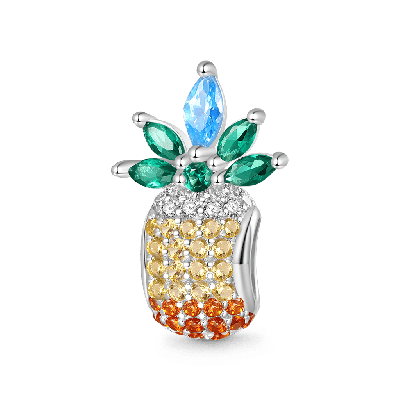 Full Diamond Pineapple Charm