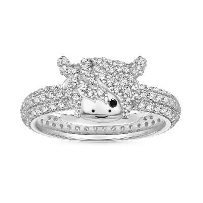 Highland Cow Diamond Ring