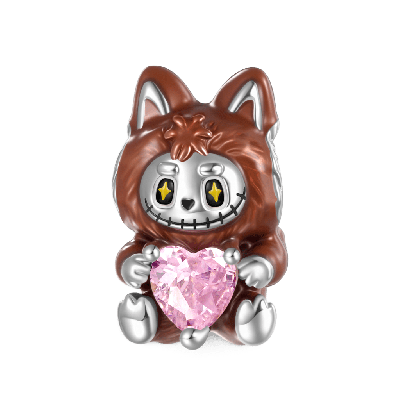 Little Monster Series Brown Toy Doll Charm