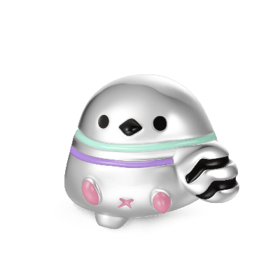 Lying Down Chonky Pigeon Charm