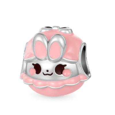 Sweet Macaron Bunny Charm