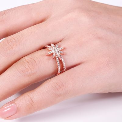 Eight-pointed Star Ring