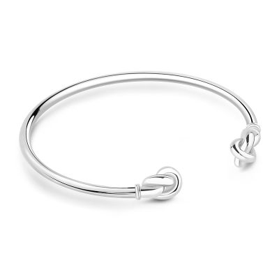 Double Knot Silver Bracelet