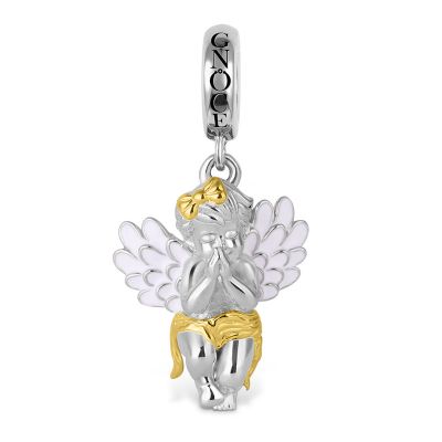 Baby Girl Angel Charm Pendant 925 Sterling Silver