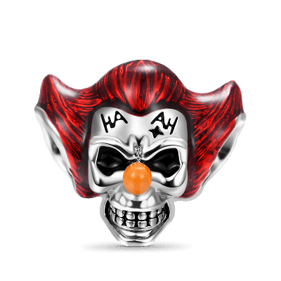 Clown Skull Charm