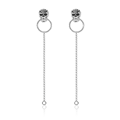 Skull Dangle Earrings