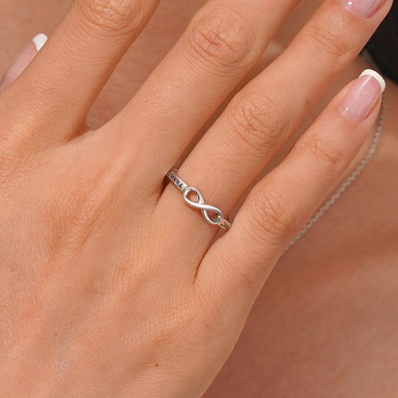 Forever and Always Infinite Love Ring gnoce