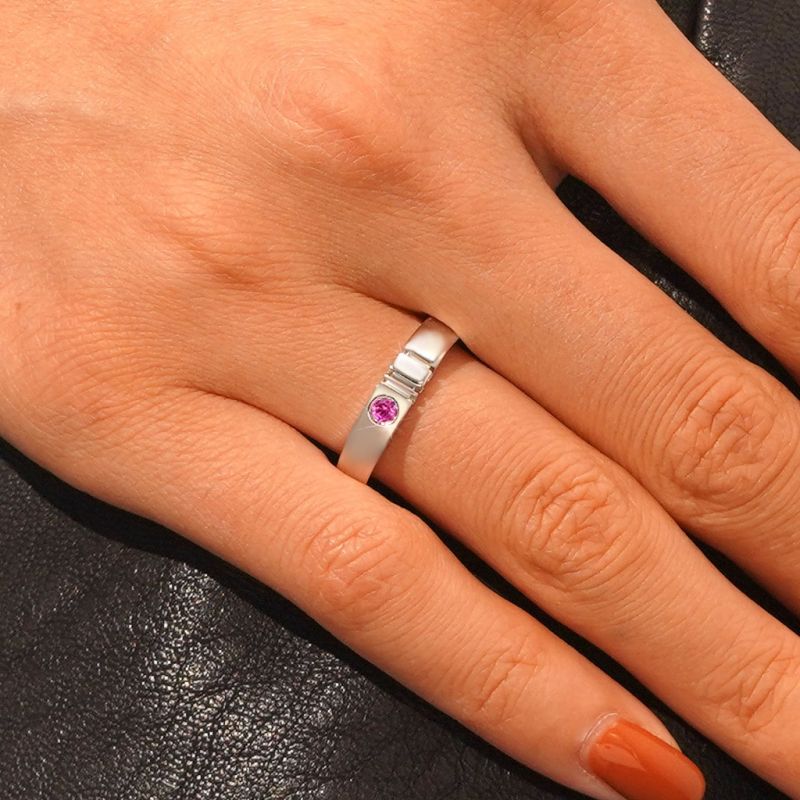 Single birthstone rings online