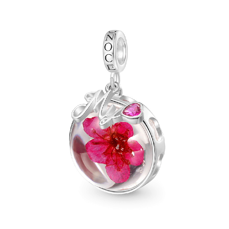 Pandora peach blossom charm shop